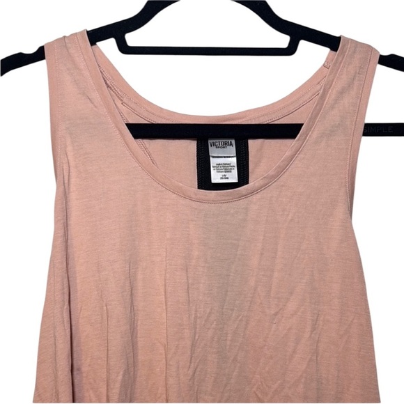 Victoria’s Secret Spot Pink Racerback Athletic Tank Top Size Large - Picture 5 of 7